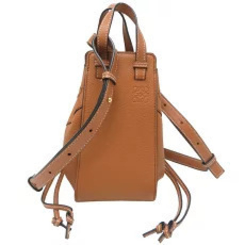 Loewe Hammock Drawstring Handbag Calf Tan